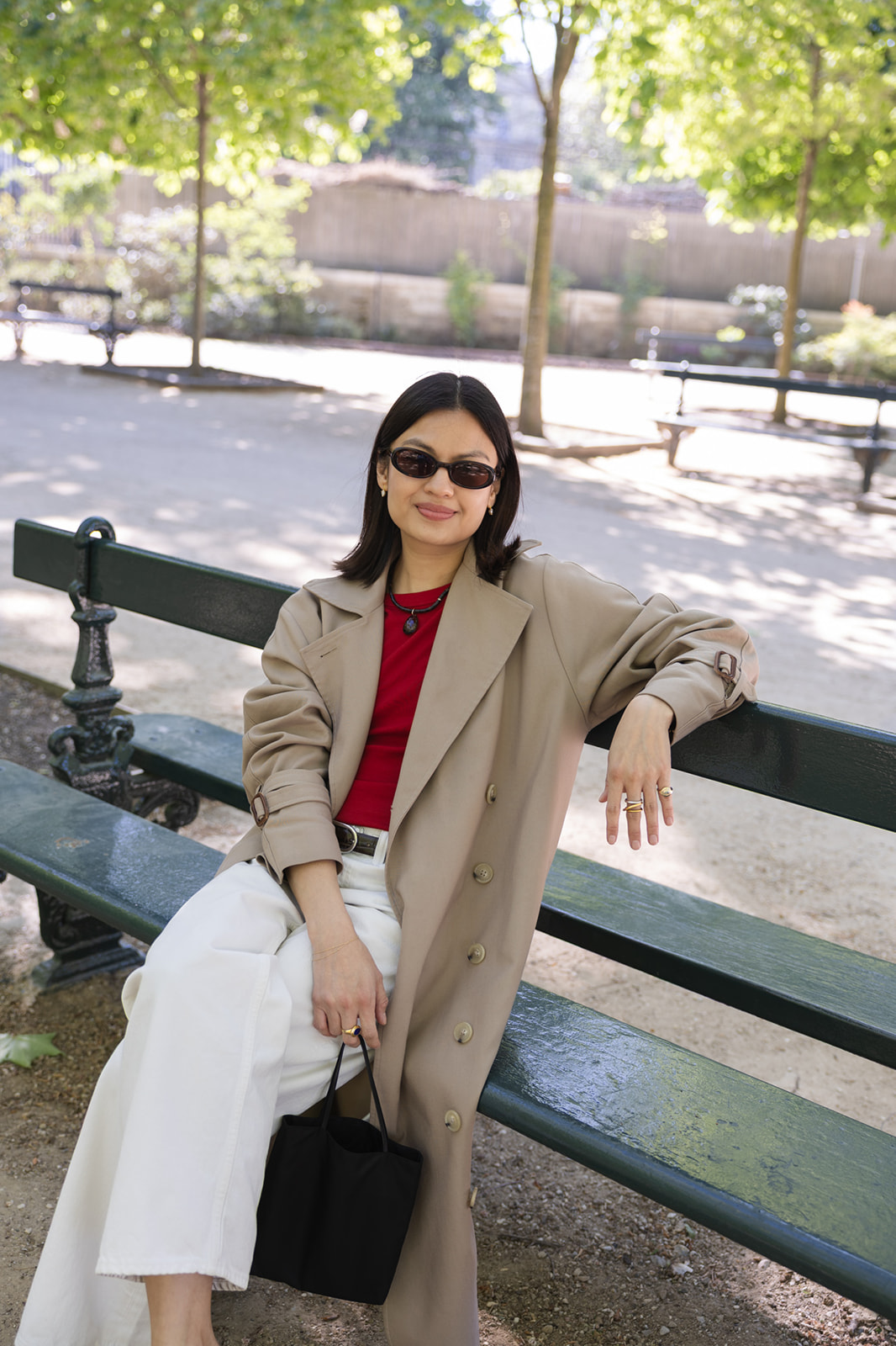 Angela Galvez, personal stylist, photographed in Paris