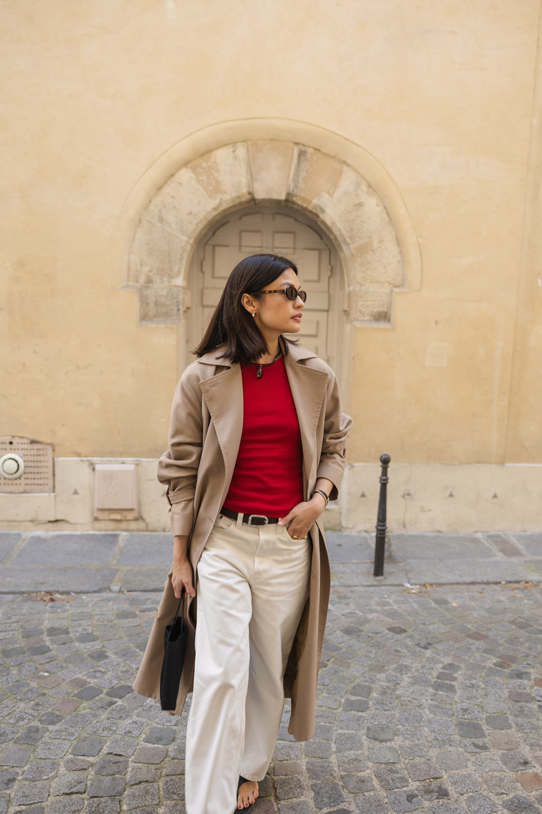 Angela Galvez, personal stylist, photographed in Paris